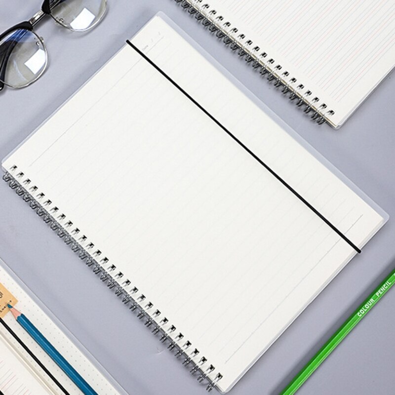 A5 Journal Diary Book English/Horizontal Line/Grid Notebook Daily Weekly Planner C90C