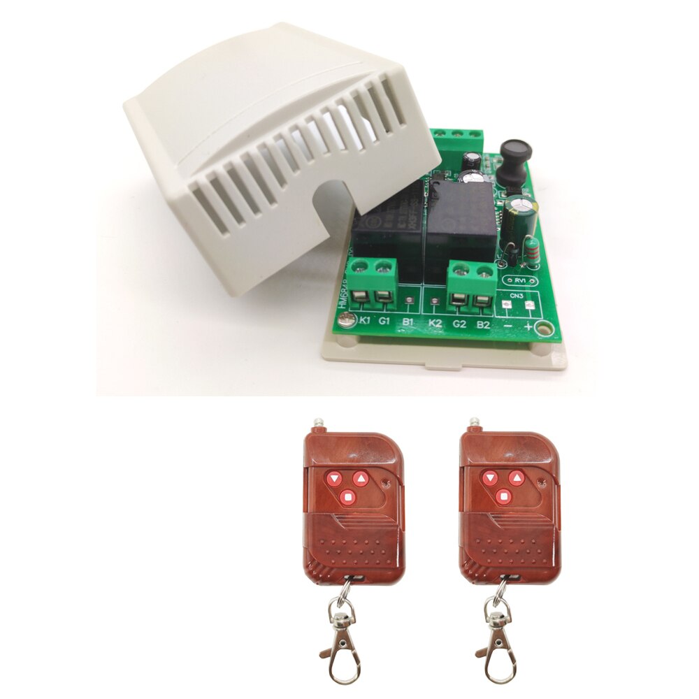 Universal Motor Wireless Remote Control Switch Motor Controller Forward And Reverse DC 12V-48V For Motor/Linear Actuator: Package B