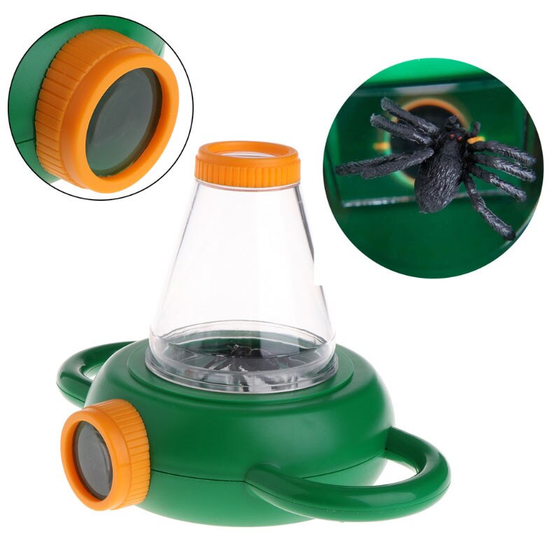 Insect Watcher Magnifying Glass Small Animal Insect Monitor Box Children Science Exploration Play Teaching Aids
