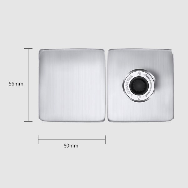 -BL30 Smart Fingerprint Glass Door Lock Office Central Glass Lock