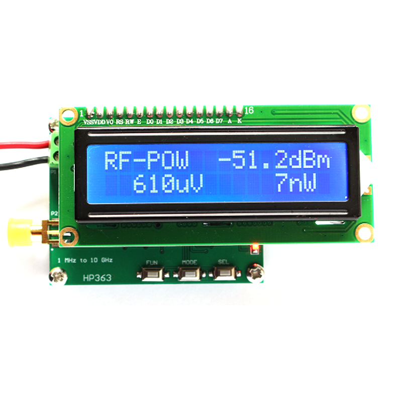 HP363 Rf Power Meter Power Meter 1Mhz ~ 10Ghz-50 ~ 0dBm Kan De Rf Power demping Waarde