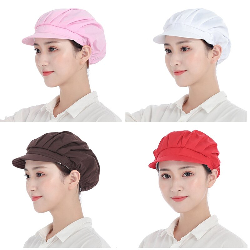 Unisex Chef Hat Elastic Chef Cap Kitchen Baking Cooking Hat For Men Women