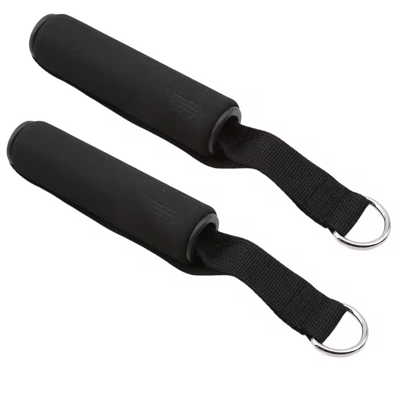 Faixas de resistência para academia, acessórios, alças, aderência antiderrapante, correias de nylon forte, fitness, máquina de cabo resistente, equipamento de treino