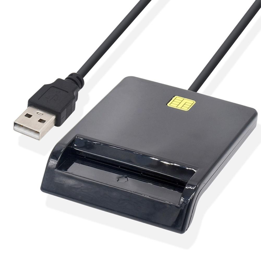 X01 USB Smart Card Reader For Bank Card IC/ID EMV card Reader for Windows 7 8 10 Linux OS USB-CCID ISO 7816