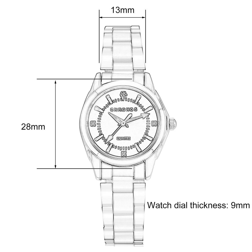 femme quotidien étanche mouvement à Quartz montres montre d'affaires pointeurs poignet horloge en acier inoxydable bracelet de montre
