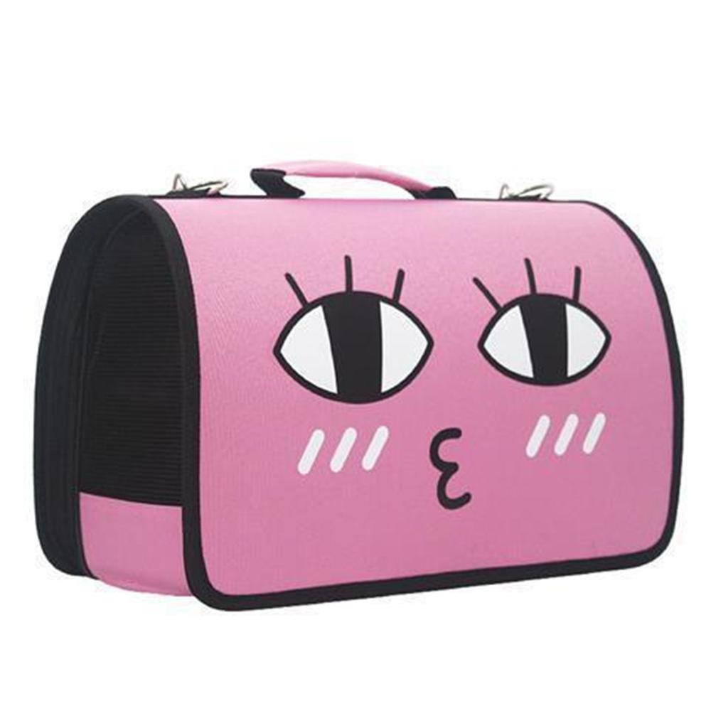 Portable Pet Carrier Bag Cat Outdoor Breathable Shoulder Handbag Dog Collapsible Mesh Folding Cage Puppy Travel Kitten Backpack