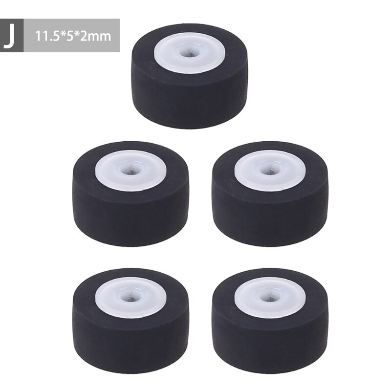 5pcs puleggia della cinghia della pressa del divaricatore dell'automobile di dimensioni diverse, Deck audio-press ure Recorder Press Belt puleggia Cassette Deck Tape 62KA: J