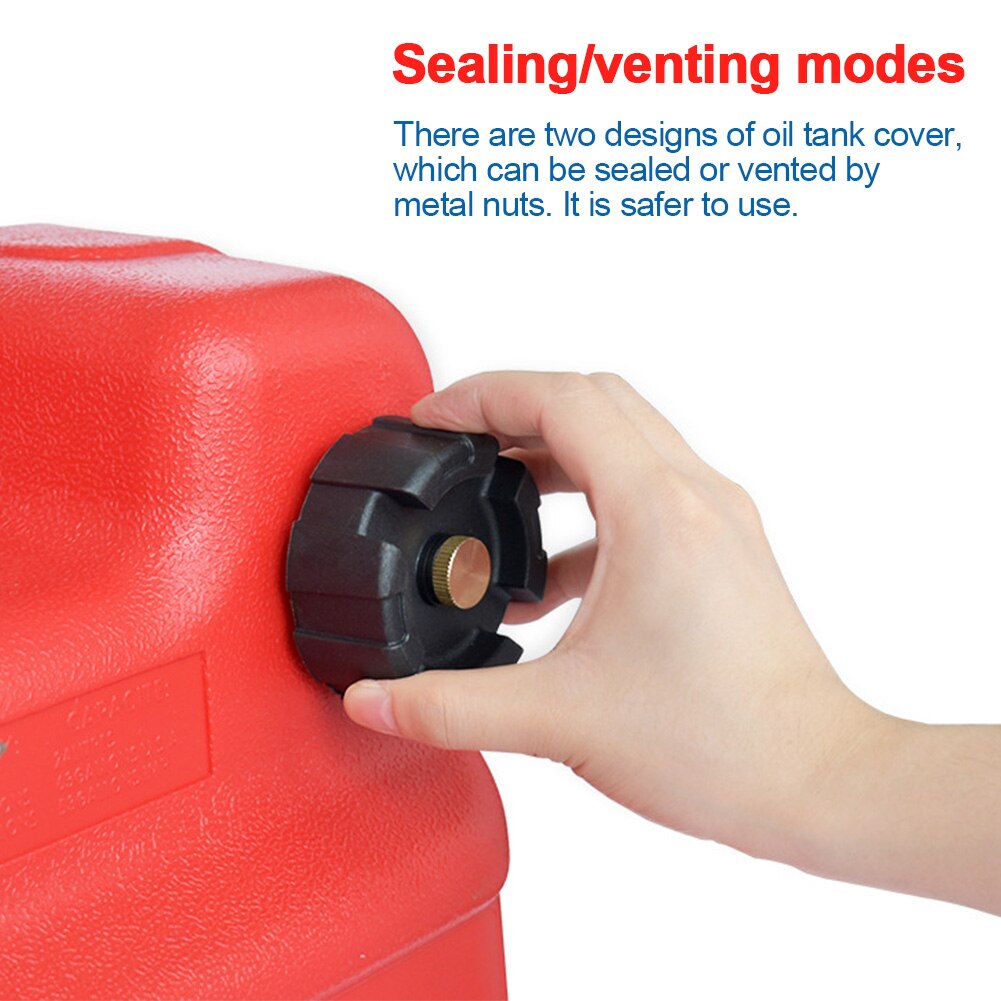 12L Anti Static Oil Box Corrosion Resistant Outboard Plastic Fuel Tank Portable Container Durable Gas Boat Accessories Marine