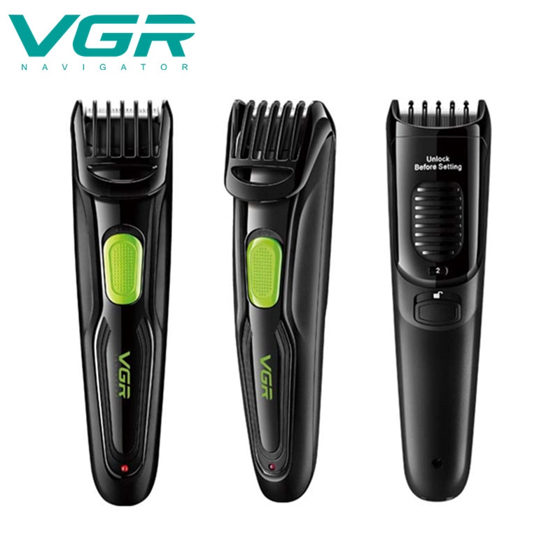 Vgr Elektrische Tondeuse Multifunctionele Haar Scheerapparaat Usb Oplaadbare Waterdichte Baard Trimmer Razors Volwassen Tondeuses Corne