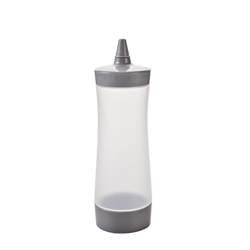 Salat Melken Flasche Kunststoff Salat Senf Küche Zubehör Soße quetschen Bequem Silikon Milch Flasche Gewürz Werkzeug: grau