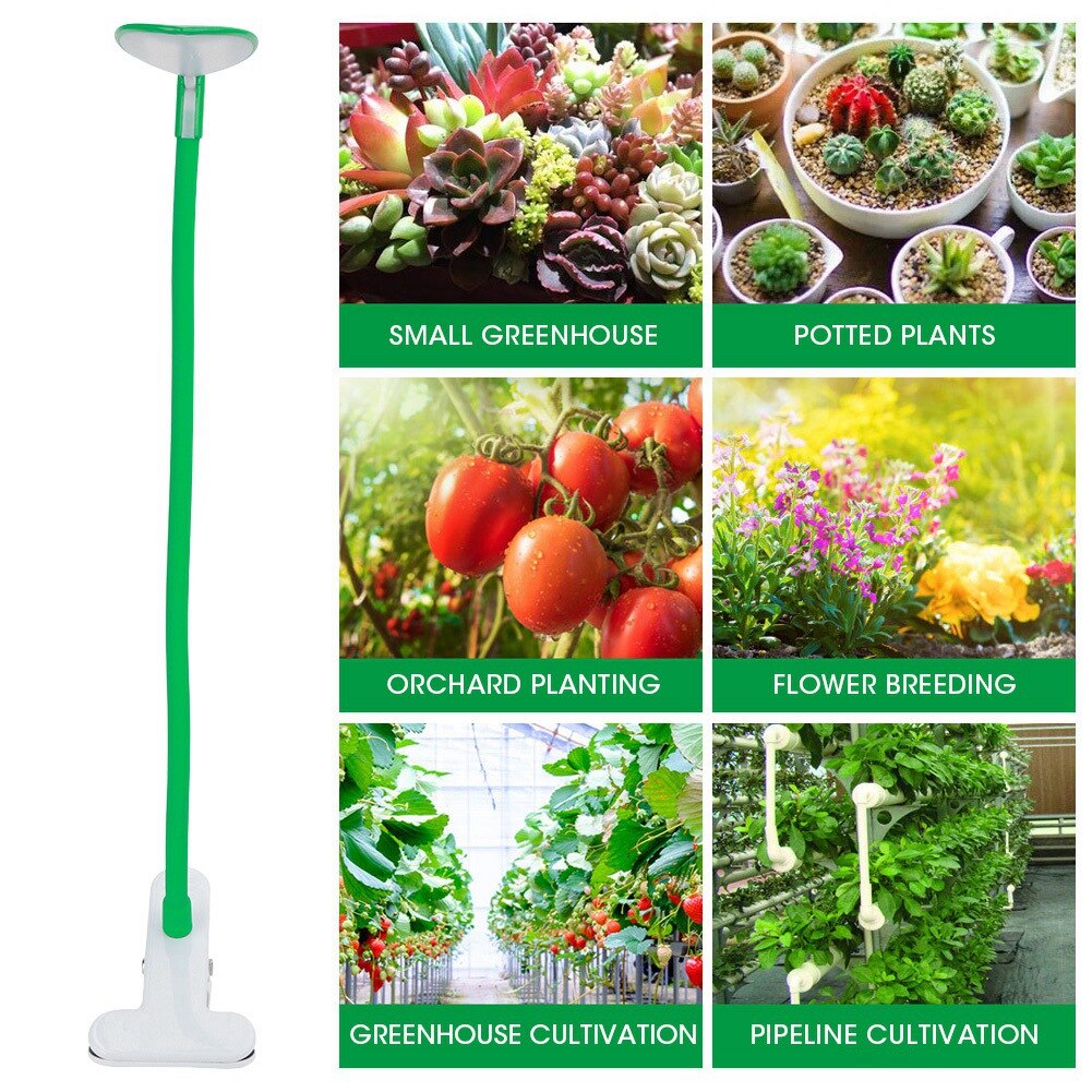 Led plante lys 21 led vækst lys fleksibel plante vækst clip lampe til indendørs drivhus planter belysning til drivhuse