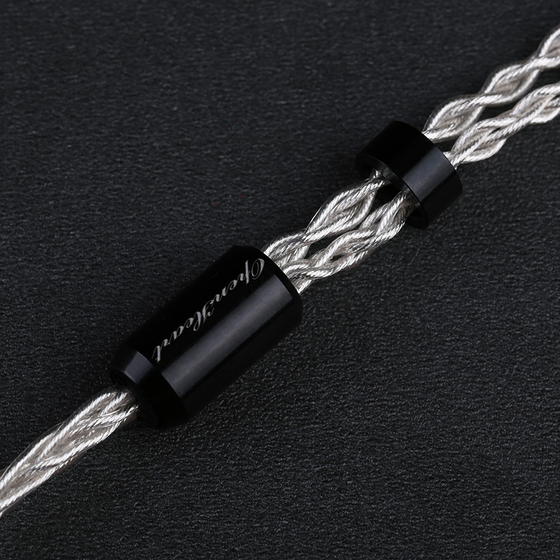 Cable OPENHEART de 8 núcleos para Sennheiser IE200/IE300/IE600/IE900 AKG N5005/N30 MMCX 3,5 4,4mm Cable equilibrado 1,2/1,6 m Chapado en plata