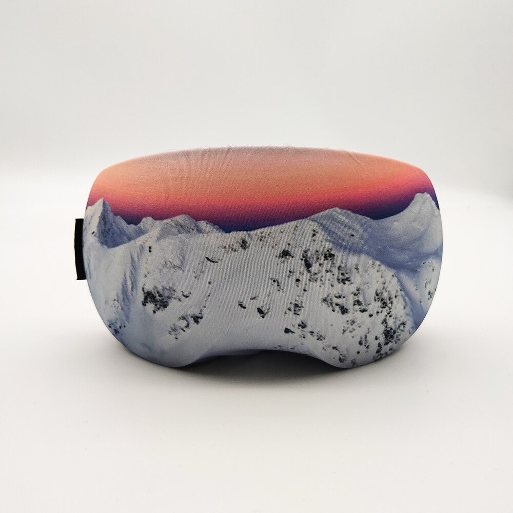 Funda elástica para gafas de esquí, Protector de gafas de snowboard para invierno, deportes al aire libre, fundas para gafas de esquí a prueba de arañazos: Rosa