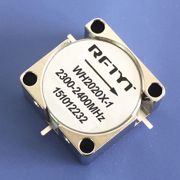 Microwave RF Circulator Isolator 20.0*20.0*8.6 Mm Frequency 600 MHz-4 GHz Segmentation Options
