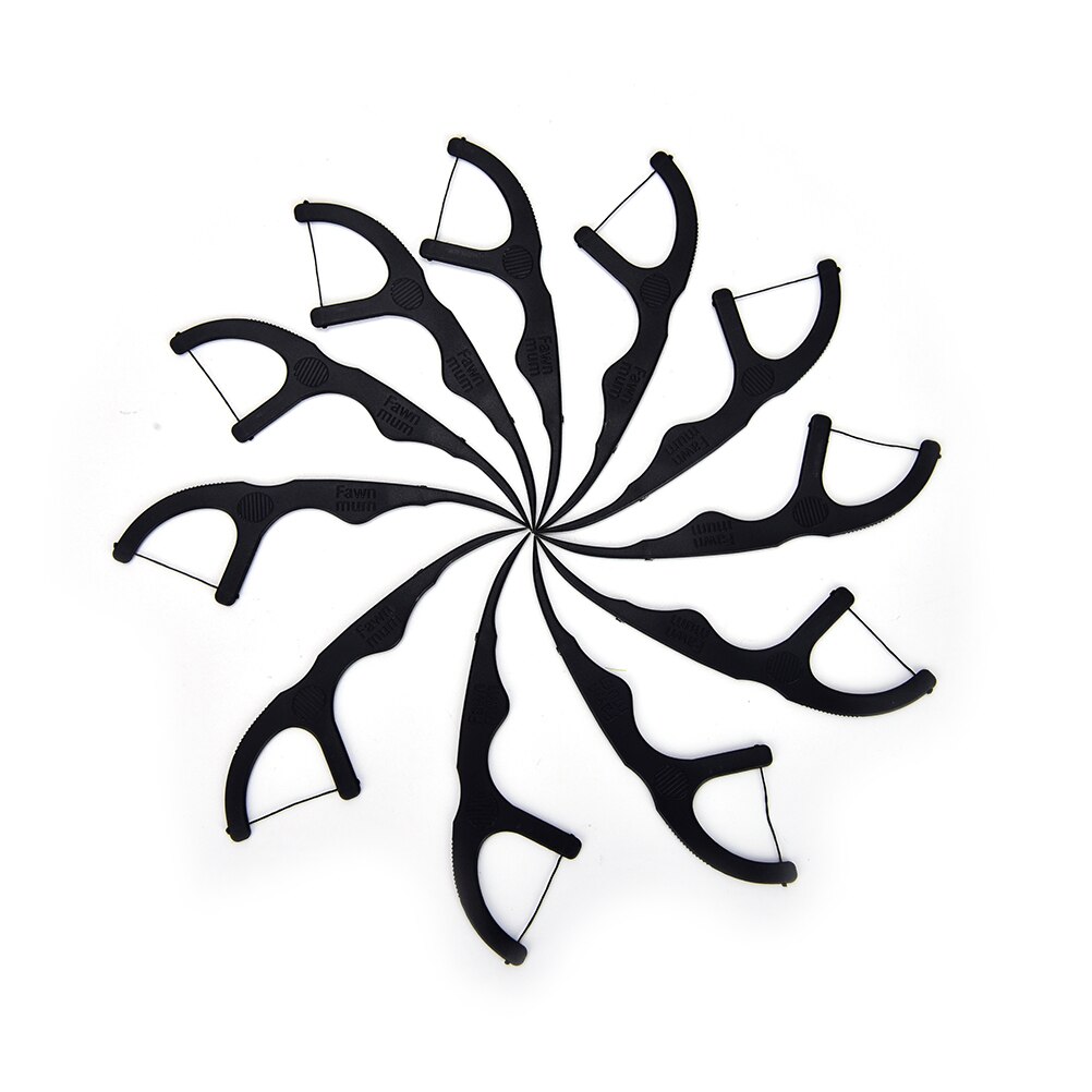 50pcs Dental Floss Interdental Brush Teeth Stick Toothpicks tooth thread Floss Pick escarbadientes tandenstokers: Default Title