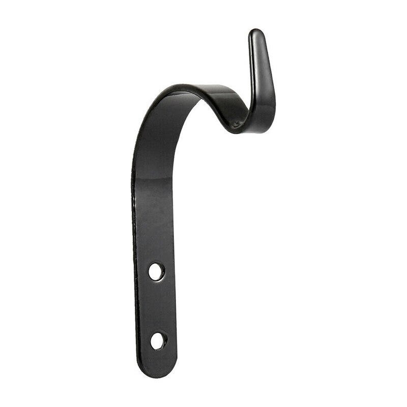 1/4/10pcs Hanging Basket Brackets Metal Strong Outdoor Wall Garden Hook Black AC889