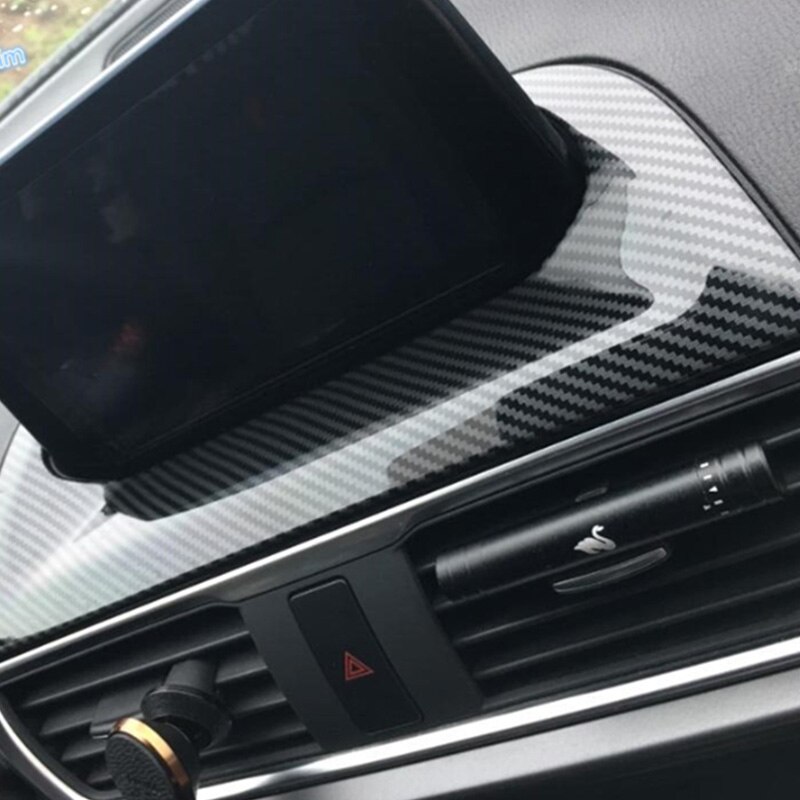 Til mazda 3 axela hatchback sedan abs auto styling dashboard navigation gps display screen frame cover trim