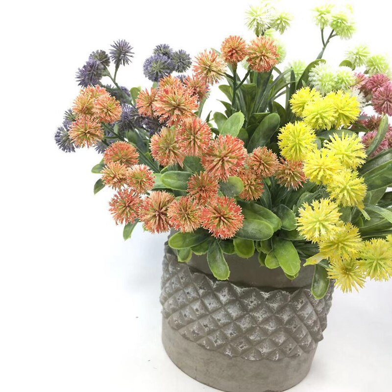 Persil artificiel fleur plante boule de fruits en plastique pissenlit fleur branche maison boutique mariage Table décor