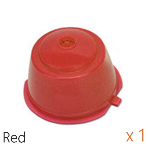Kaffekapsel 3-- pack genanvendelig filterkop til nescafe dolce gusto genopfyldelige hætter filterkurve pod: Rød  x1