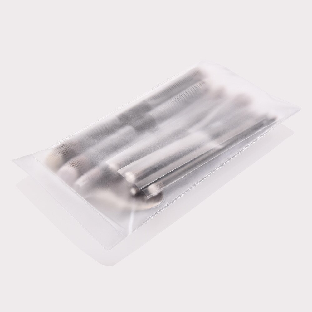 Vvhuda duo kwast 8 -delige make-upset poeder foundation buffer contour synthetisch cosmetisch gereedschap dubbelzijdig