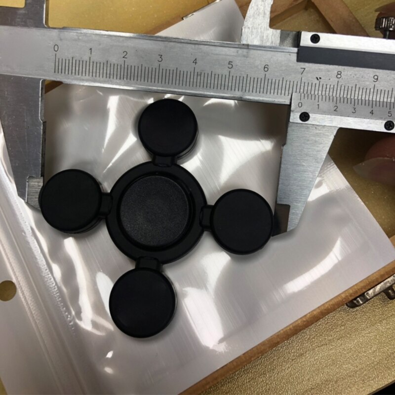 B2EB Fidget Gyroscope Decompression Toy Anti-Stress Novelty Gag Sensory Toy w/ Mute Top for ADD Autism Therapy Anxiety Relief