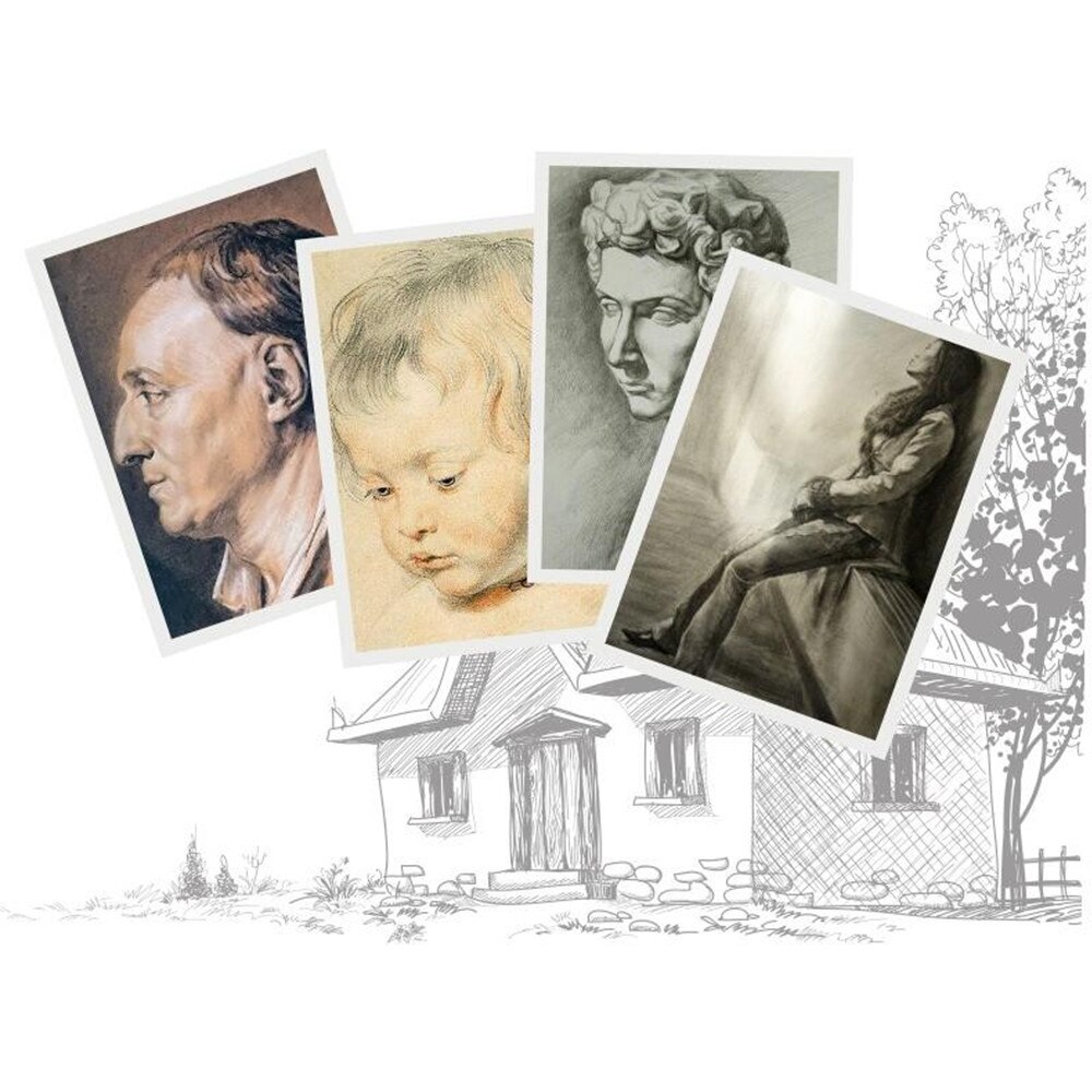 6pcs/set Blending Smudge Stump Stick Sketch Art White Drawing Charcoal Sketcking Tool Paper Pen Office School Painting Supplies