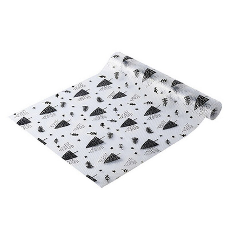 45*122 cm lademat oliebestendig vochtbestendig keukentafel plank voering matten kasten onderlegger papier antislip waterdichte kast placemat: B