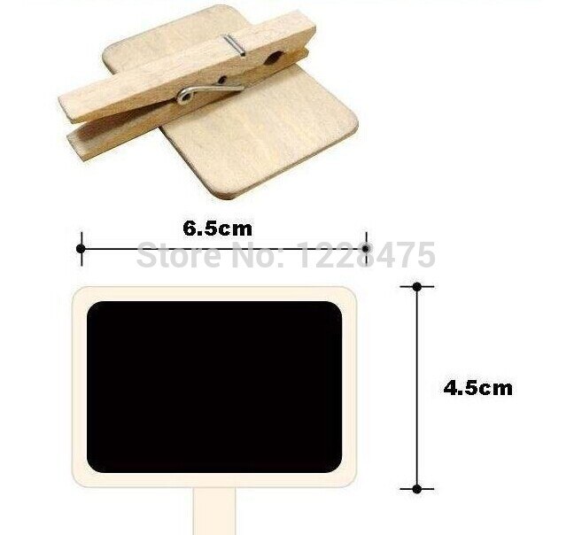 10pcs/lot Mini Blackboard Wood Tabletop Chalkboard Blackboard for Children School Supplies Black Board Stand