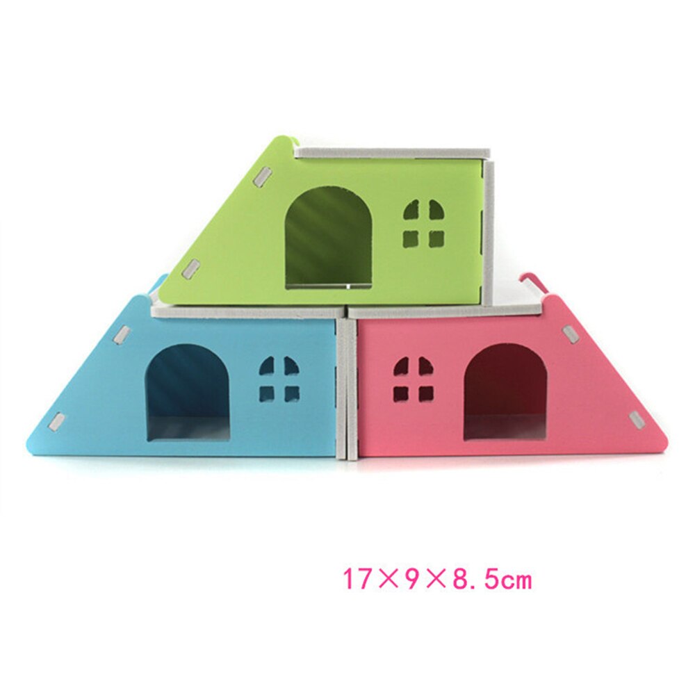 SchöNe Ltalic Hamster Spielzeug Holz Große Holz Haus Igel Burg Spielzeug Haustier Holz Haus