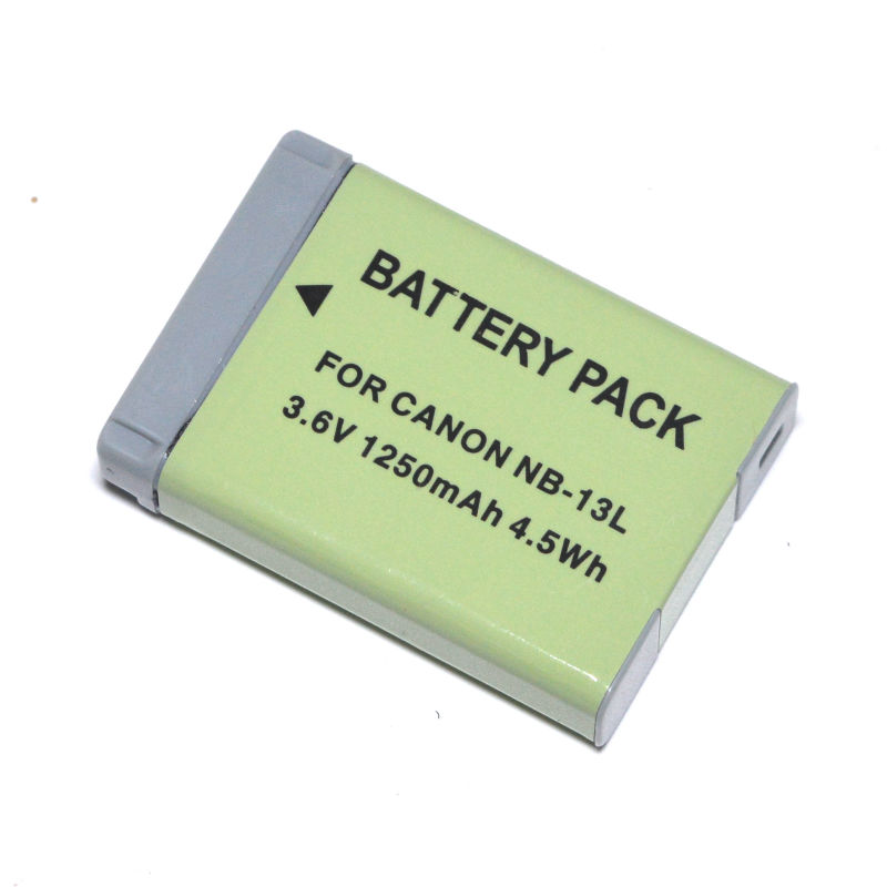 Batterie de NB-13L pour Canon PowerShot G1x Mark III G5X G7X G9X Mark II SX620HS SX720HS SX730HS SX740HS chargeur de Batteries de caméra: 1PCS battery