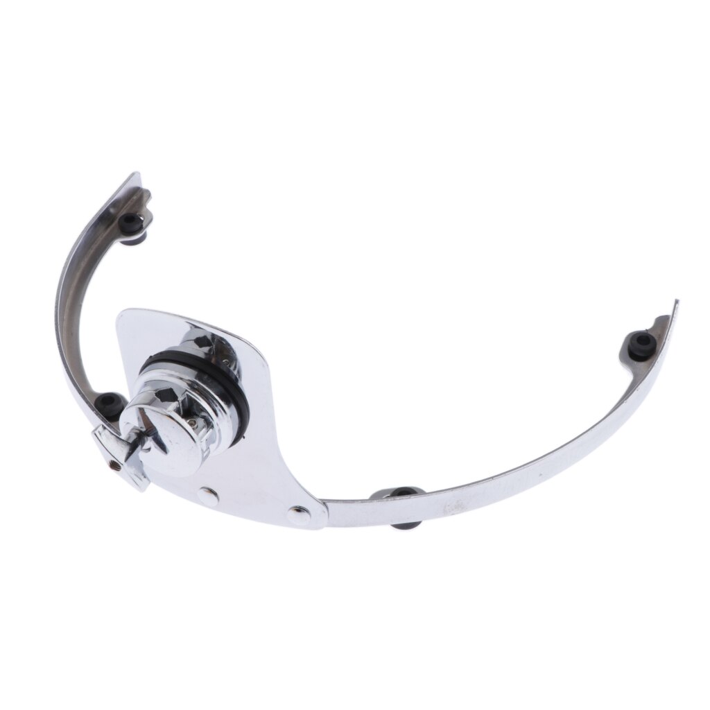 Stainless Steel Drum Suspension Hoop Rim Mount Bracket Hanger for 13 Inch Tom Drum Accessory, Silver