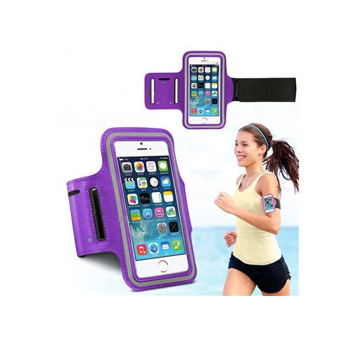 6 "Running Sport Wasserdicht Armband Für Xiaomi A1 A2 Lite A3 8 9 SE 9T Redmi K20 Pro hinweis 6 4X3 7A 6A 5A 6 5 Plus Telefon Fällen: Purpurrot