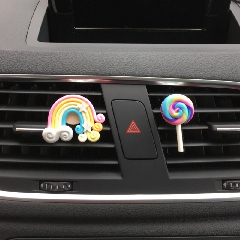 Bil luftfrisker sød luftudtag ornament til dame/pige auto parfume bil tilbehør bil-styling solid duft