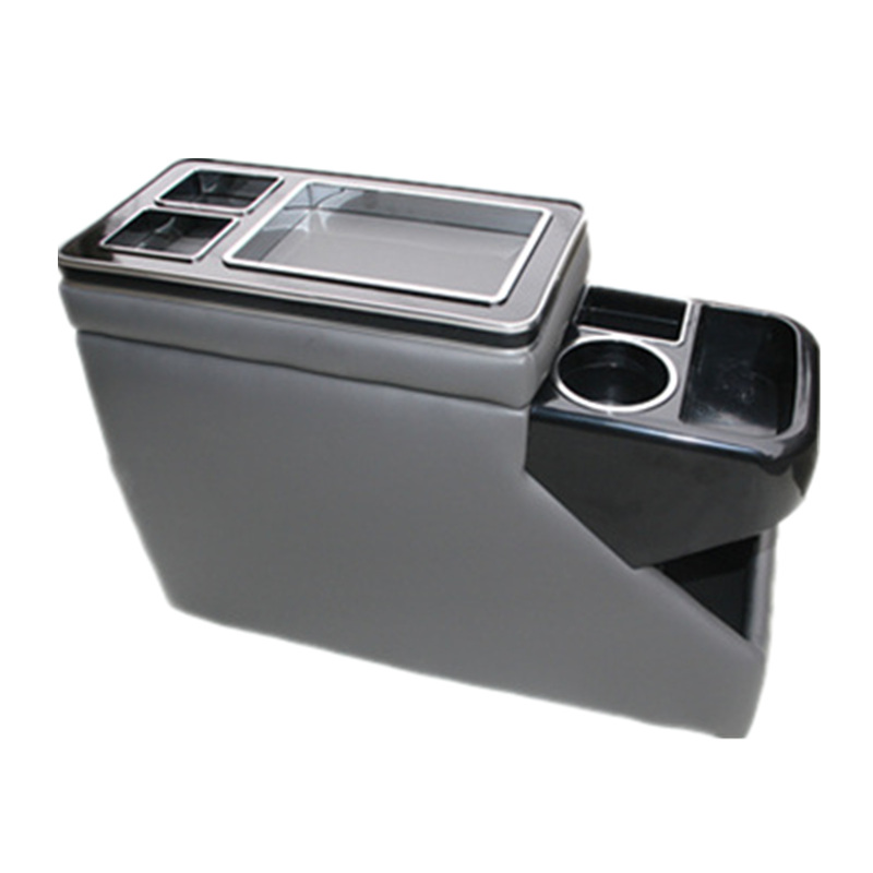 Para VW Caravelle / Multivan T5 T6 2000 1x básicos caja para apoyabrazos central de almacenamiento: Grey