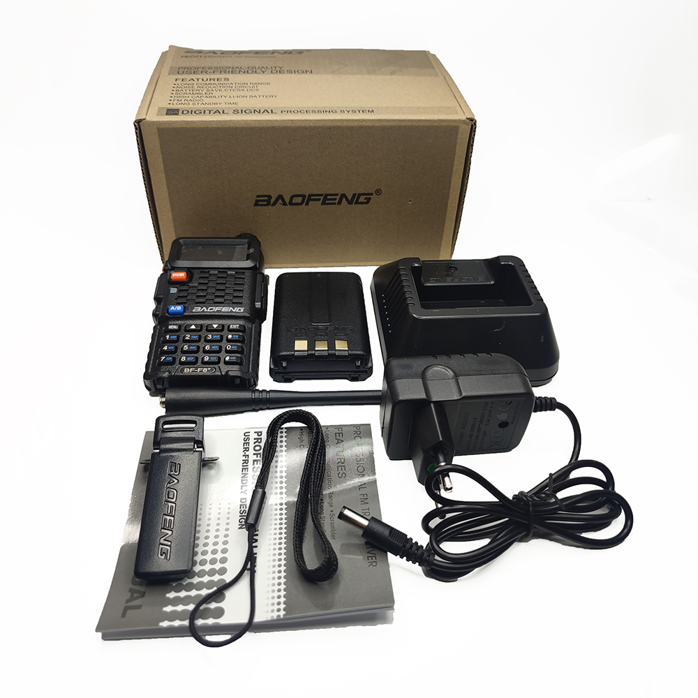 BAOFENG originale Walkie Talkie BF-F8 + Radio portatili bidirezionale 5W Dual Band 128CH 1800mAh amatoriale CB Ham Radio UV-5R aggiornato F8 +: Camo / BRITISH
