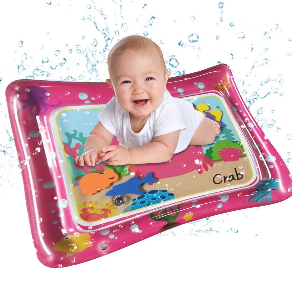 Opblaasbare Baby Water Mat Leuke Activiteit Spelen Centrum Voor Baby 'S Veiligheid Kussen Ijs Mat Vroege Onderwijs Speelgoed Spelen Zwembad Kussen MA2