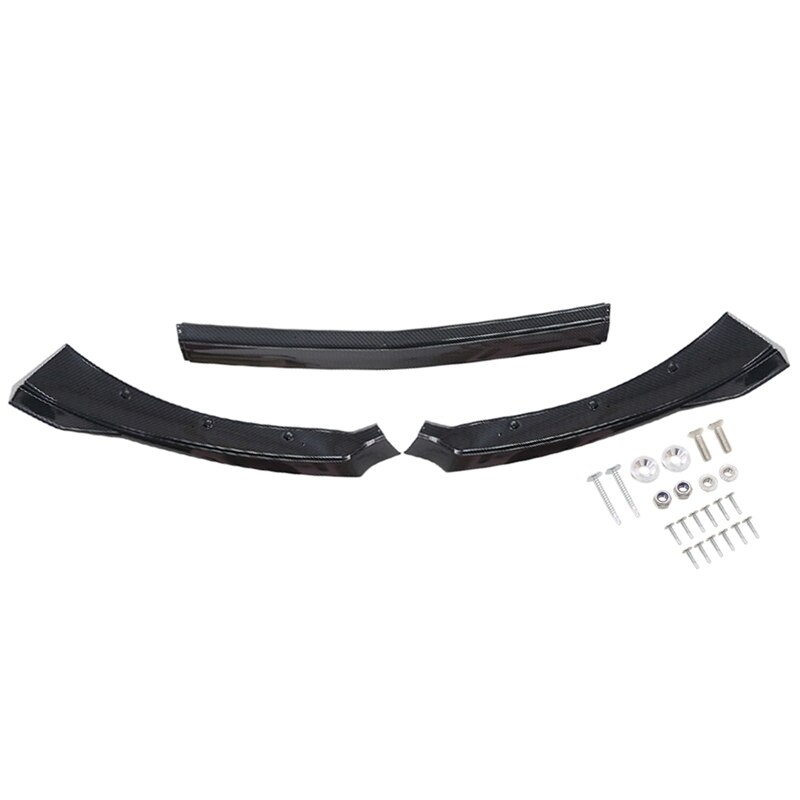 Parachoques delantero Universal para Ford Mustang, pala de parachoques de fibra de carbono, labio Spoiler para Ford Mustang