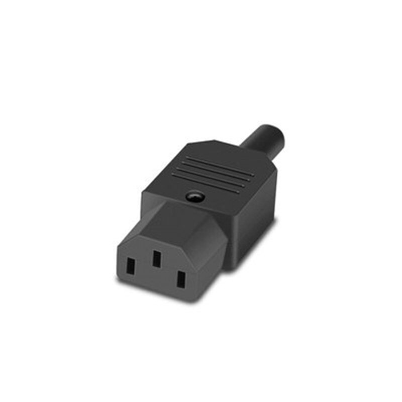 IEC Gerade Kabel Stecker Stecker C13 C14 10A 250V Schwarz weiblich männlich Plug Power Stecker 3 pin AC Buchse