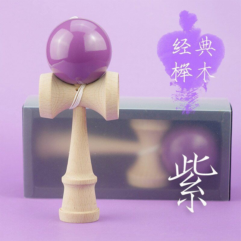 Verschillende Stijlen Kendama Bal Houten Speelgoed Marmer Kleur Kendama Profesional Bekwame Jongleren Ballen Speelgoed Voor Volwassen Kinderen: WHITE