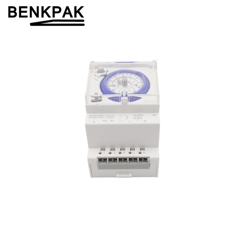 SUL 181d Analog 24 hours 3-Module Segment Mechanical DIN RAIL Timer Switch with Power Reserve SUL181d