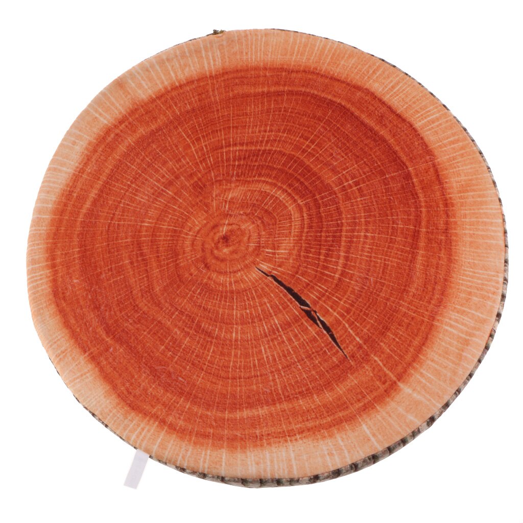 Natural Wood Soft Log Comfortable Neck Sleeping Throw Pillow