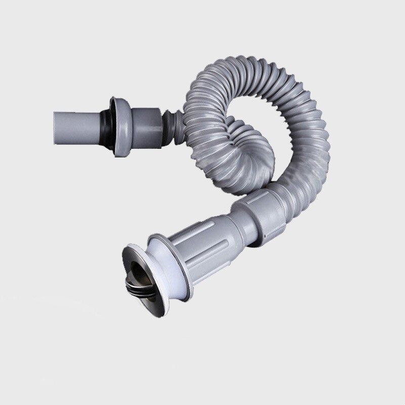 1Pc Sink Drain Pipe Flexible Stretchable Kitchen Deodorant Strainer Pipeline Bathroom Washbasin Anti Blockage Accessories