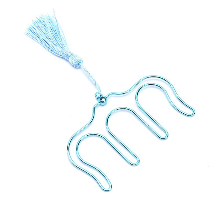 Map Pierced Metal Muziek Boek Clip Pagina Houder Bookmark Briefpapier Klem: 1