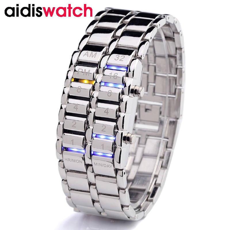 Aidis Populaire Mannen Vrouwen Mode Creatieve Horloges Digitale Led Display Water Shock Slip Lover &#39;S Horloges Klok Mannen