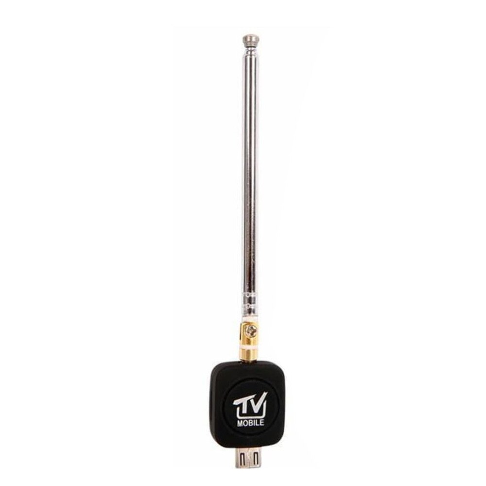 Antena do receptor do dongle do satélite de digitas do sintonizador da tevê de dvb-t hd do micro usb mini para a tevê móvel do telefone de android 4.1-4.4