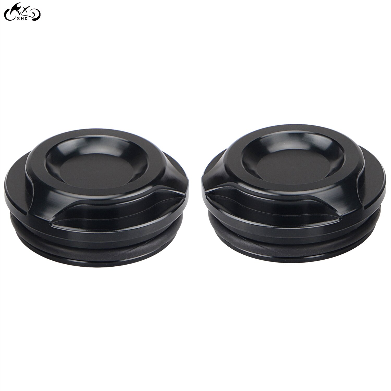 1 Pair Black Swingarm Pivot Bolt Cover Cap For Harley Night Rod Special VRSCDX Street Rod XG750A V-Rod Muscle VRSCF Muscle VRSCF