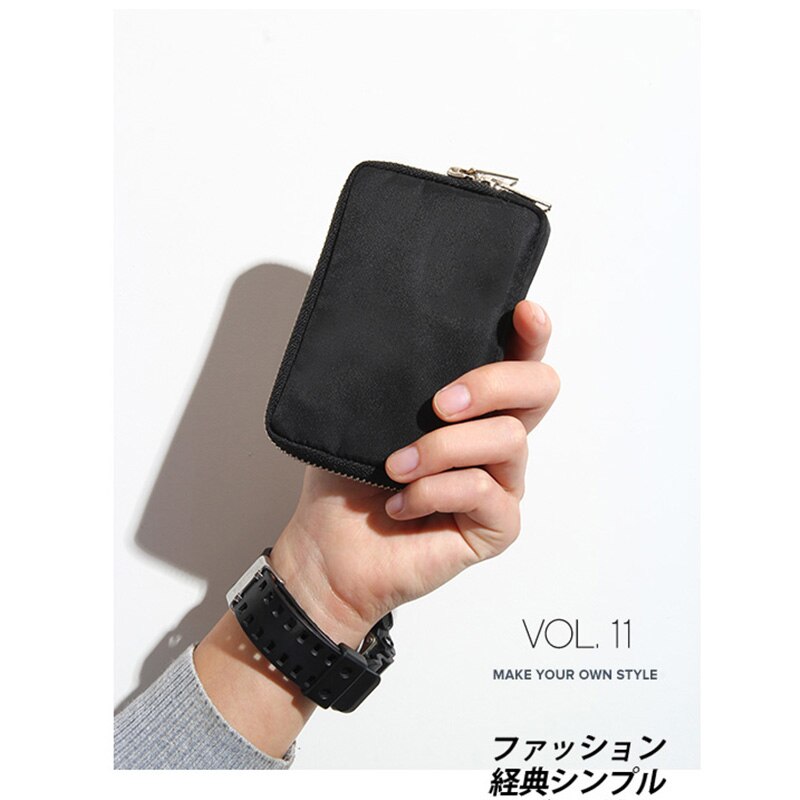 Japanische Männer Brieftasche Kurze Brieftasche Nylon Tuch lässig Schüler Brieftaschen Jugend Geldbörse Visitenkarte Halfter Neue Wasserdichte Lagerung Tasche