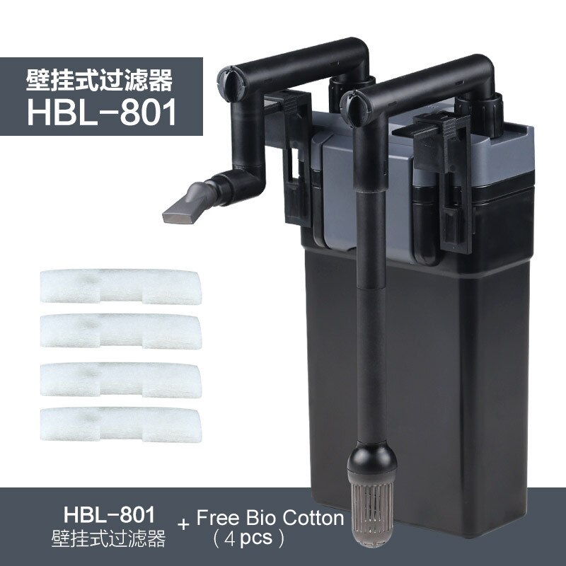 Sunsun HBL-801 HBL-802 6W 500L/H Aquarium Turtle Fish Tank Water Filter
