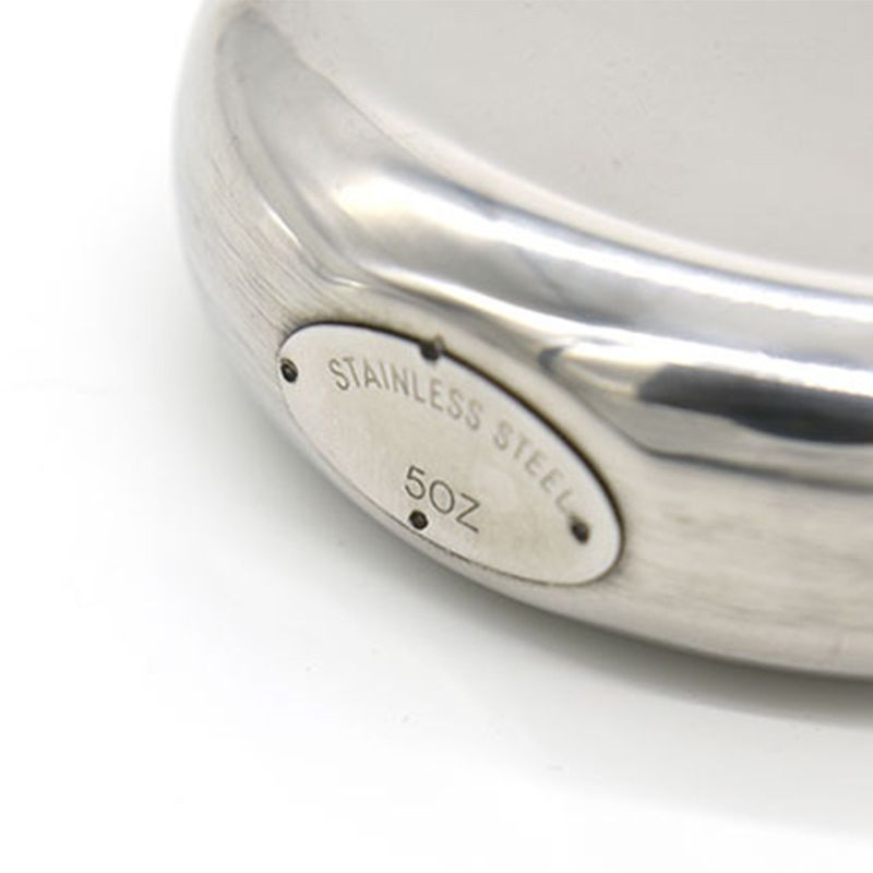 5oz runda höftflaskor whiskey alkoholflaska i rostfritt stål med tratt utomhus drinkware vinflaska för män, kvinnor