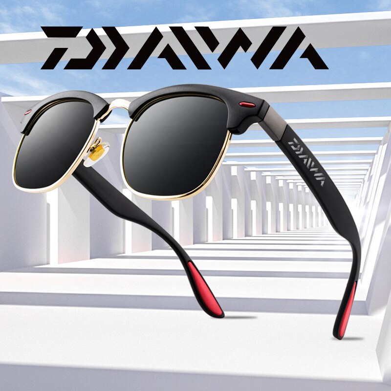 Daiwa fiskebriller udendørs sport fiskeri solbriller mænd  uv400 briller cykling klatring solbriller polariserede briller